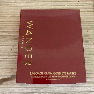 Baggage Claim Gold Eye Masks- set of 5